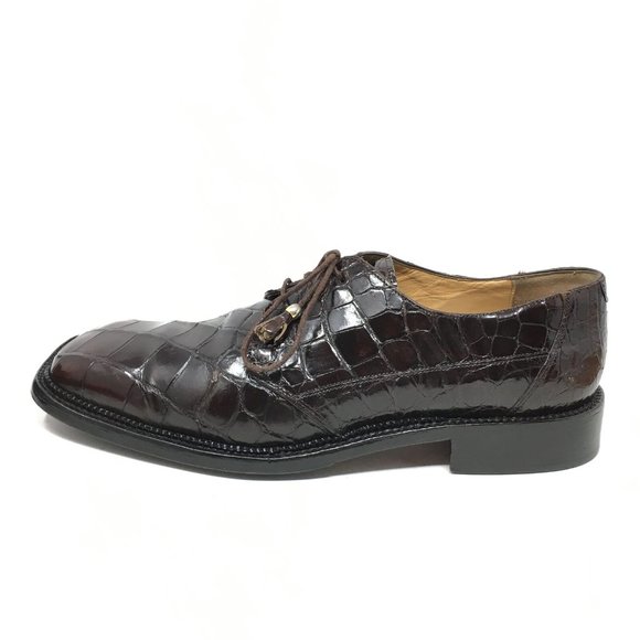Fennix Italy Oxfords Shoes Size 11 Full Crocodile main image 10